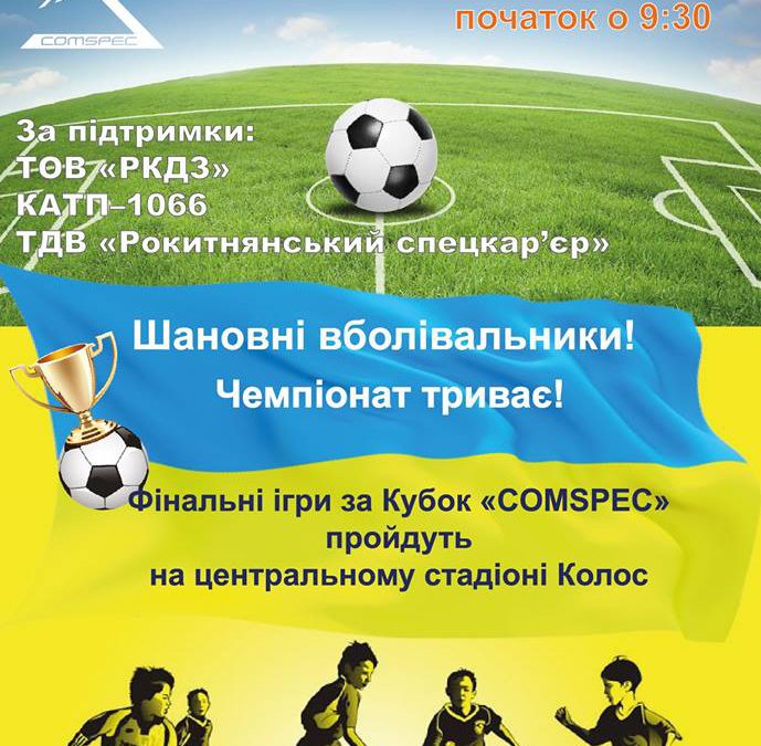 Районні змагання з футболу на призи групи компаній «COMSPEС».